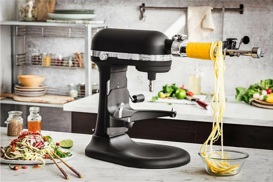 Spiralschneider KitchenAid 5KSM1APC, metal, çelik inox