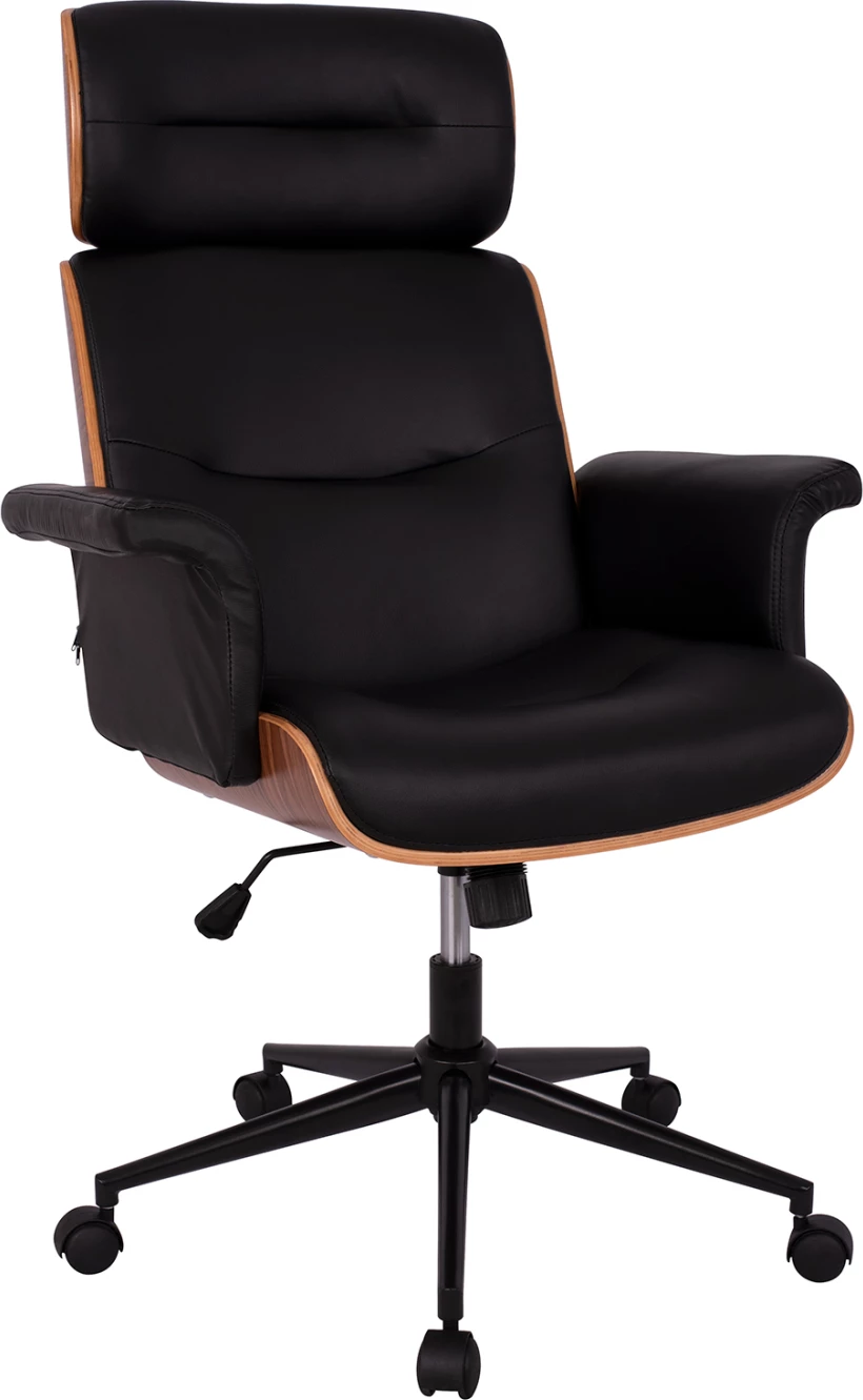 Karrige për zyre menaxheri Superior Pro FH1108.01 ngjyrë arre-e zezë 74x74x116 cm