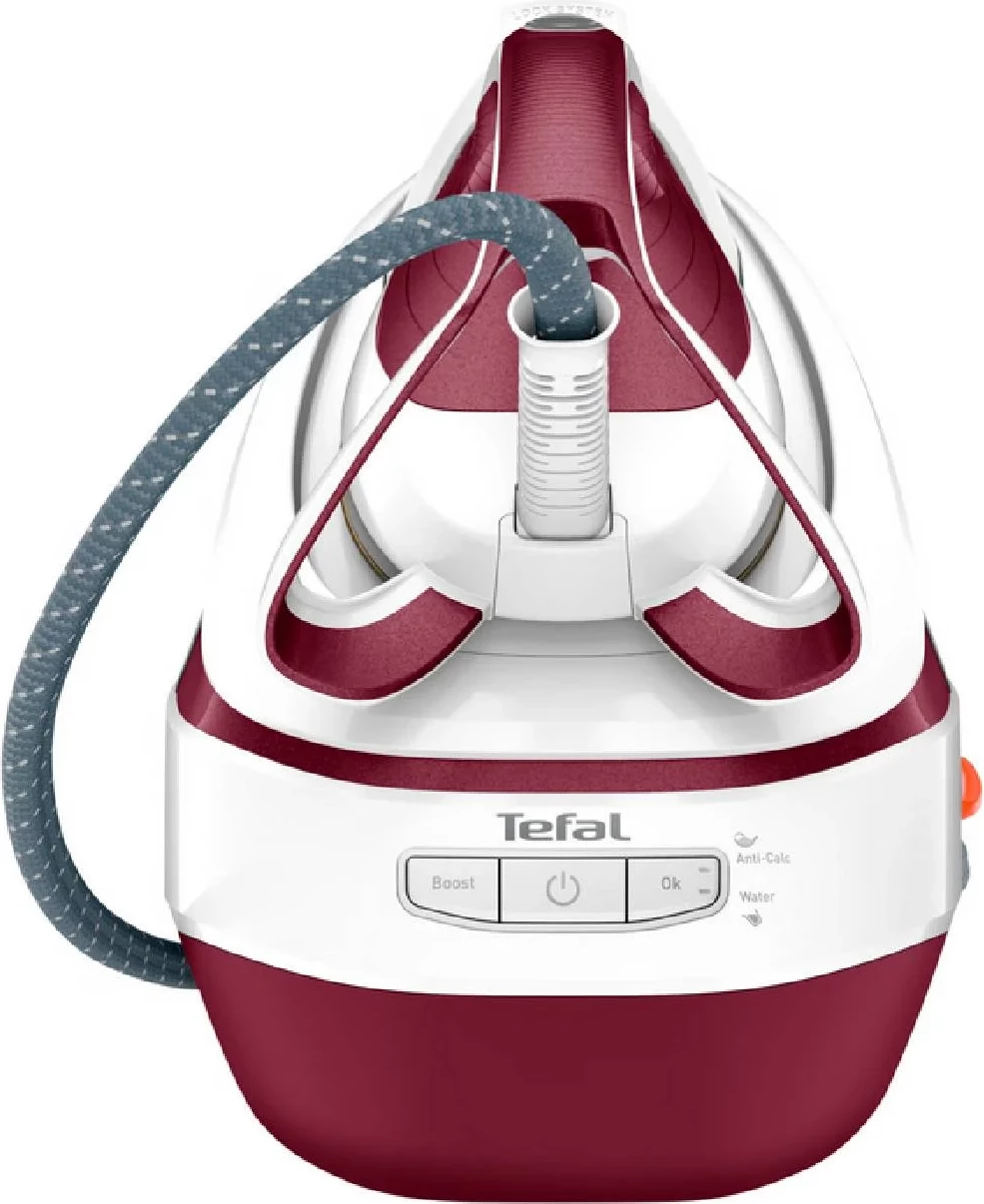 Hekur me avull me presion të lartë Tefal GV9711E0 3000W 7.5 bar bardhë-kuqe