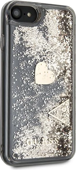 Mbështjellës Guess GUOHCI8GLHFLGO për iPhone 7/8/SE 2020/SE 2022, Glitter Charms, i artë