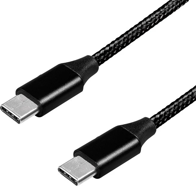 Kabllo Logilink USB-C, 0.3m, e zezë
