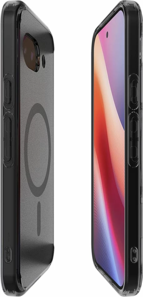 Mbështjellës Spigen Ultra Hybrid Mag MagSafe për Google Pixel 9A, i zi/transparente