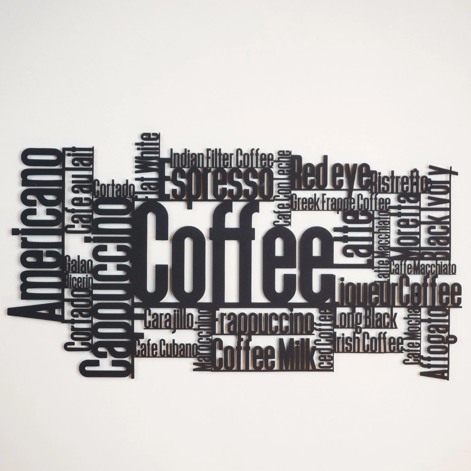 Aksesor dekorativ metalik për mur, Wallity, Coffee, APT566LS