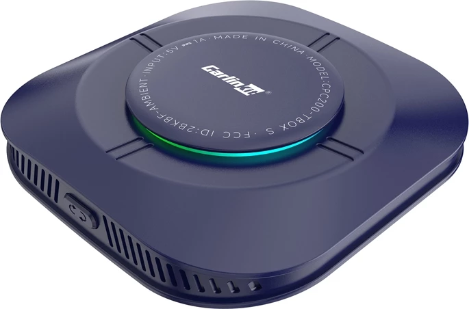 Adapter wireless Carlinkit TBOX-S2P për CarPlay & Android Auto, 64GB, i kaltër