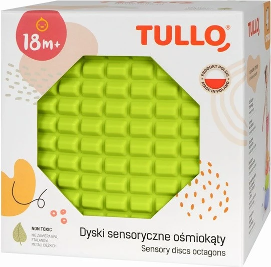 Disqe sensorike Tullo, set 4 copë, ngjyra të ndryshme