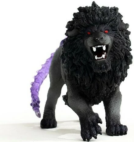 Figurë lodër Schleich ELDRADOR CREATURES Shadow Lion, 7-12 vjeç, e zezë, vjollcë