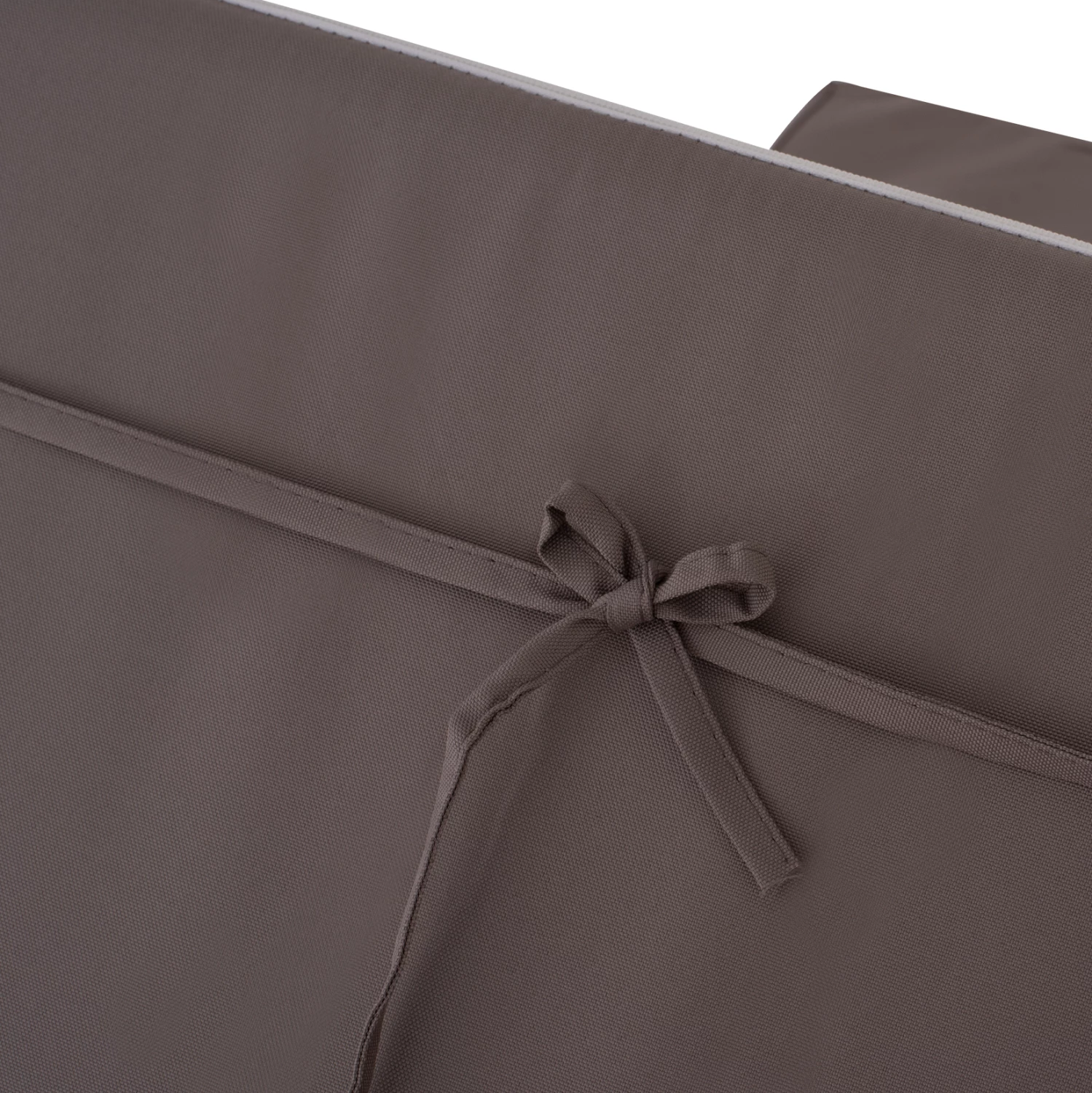 Jastëk për shezlong, poliester, gri, Sifnos, FH11235.10P, 198(119+1+78)x70x10cm