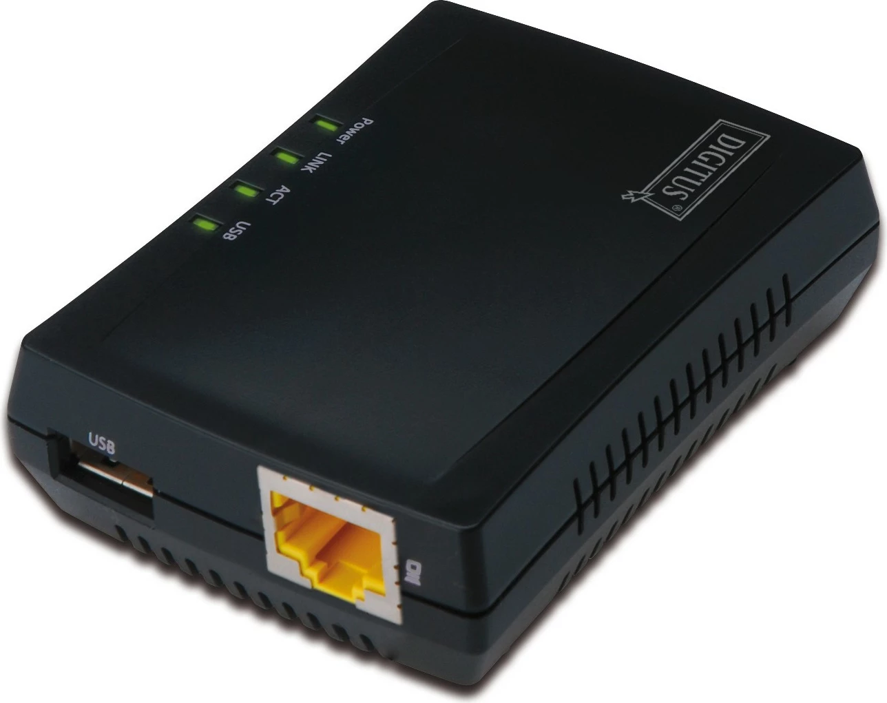 Server rrjeti Digitus 1-Port USB 2.0, i zi