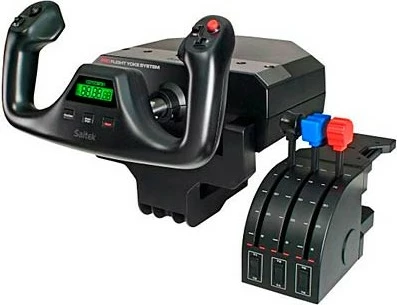 Sistem fluturimi Logitech G Saitek PRO Flight Yoke, PC, Analoge/Digitale, USB 2.0, E zezë