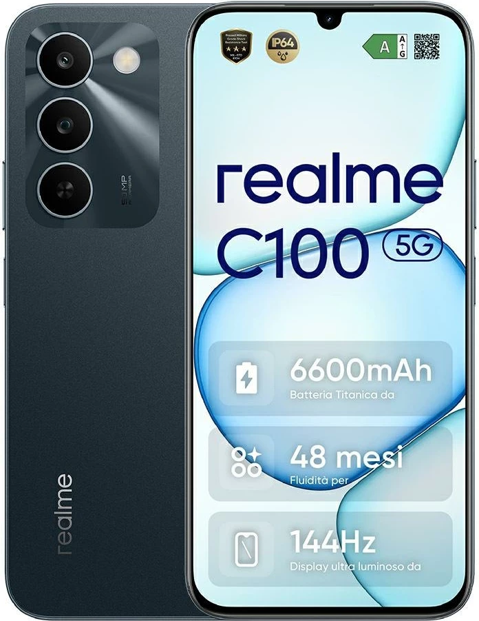 Celular Realme C100 4GB 128GB 6.8 inch Sprouting Green