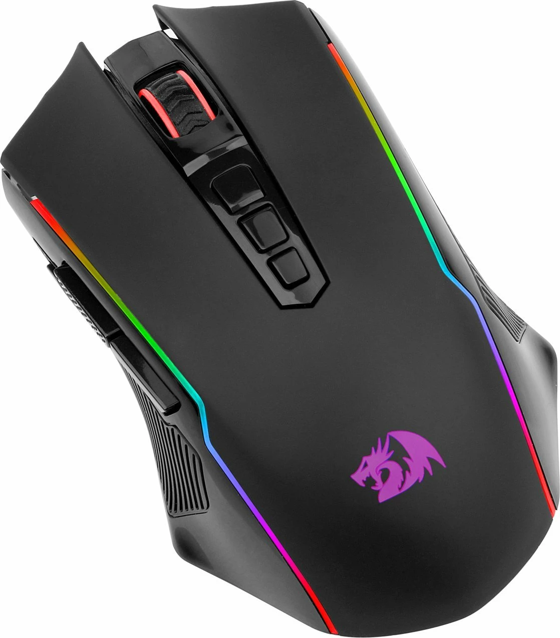 Maus gaming Redragon M914-RGB NIX 5000 DPI, RGB, wireless/USB/Bluetooth, i zi