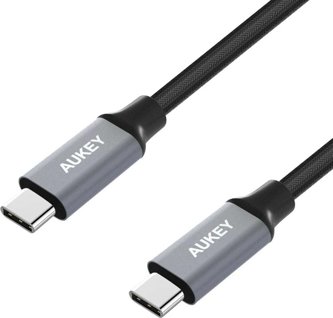 Kabllo USB-C AUKEY CB-CD6, 2m, 60W, e zezë