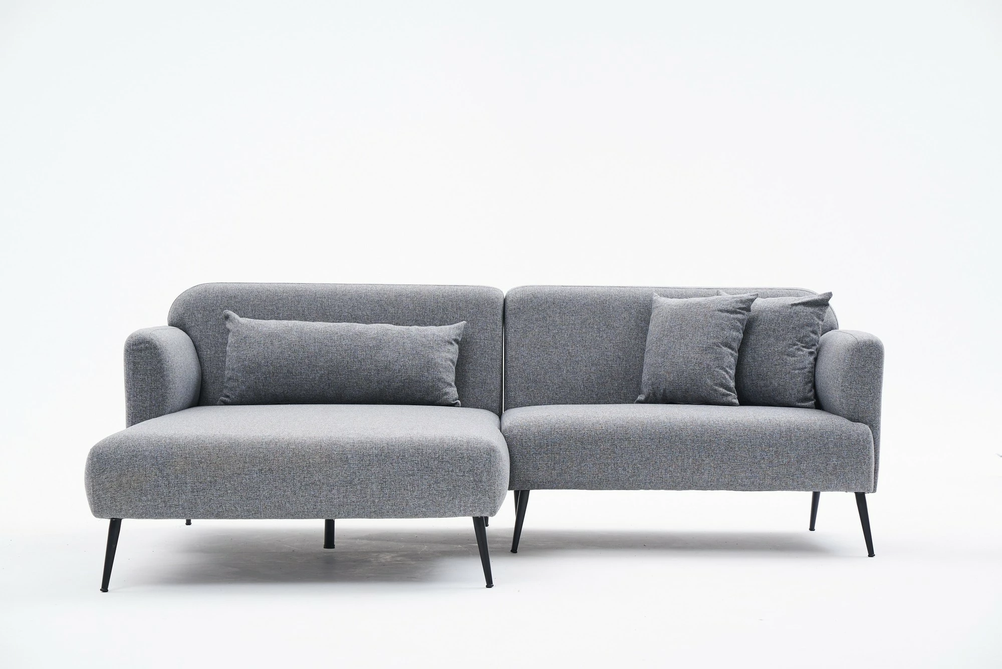 Këndore Revos, e majtë, ngjyrë gri, Atelier del Sofa