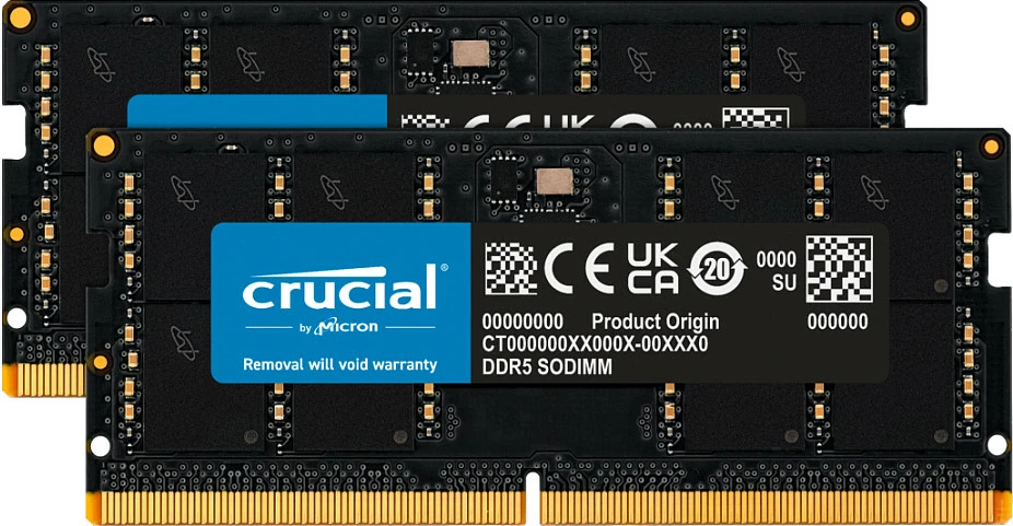 RAM Memorje Crucial 96GB (2x48GB) DDR5 5600MHz CL46
