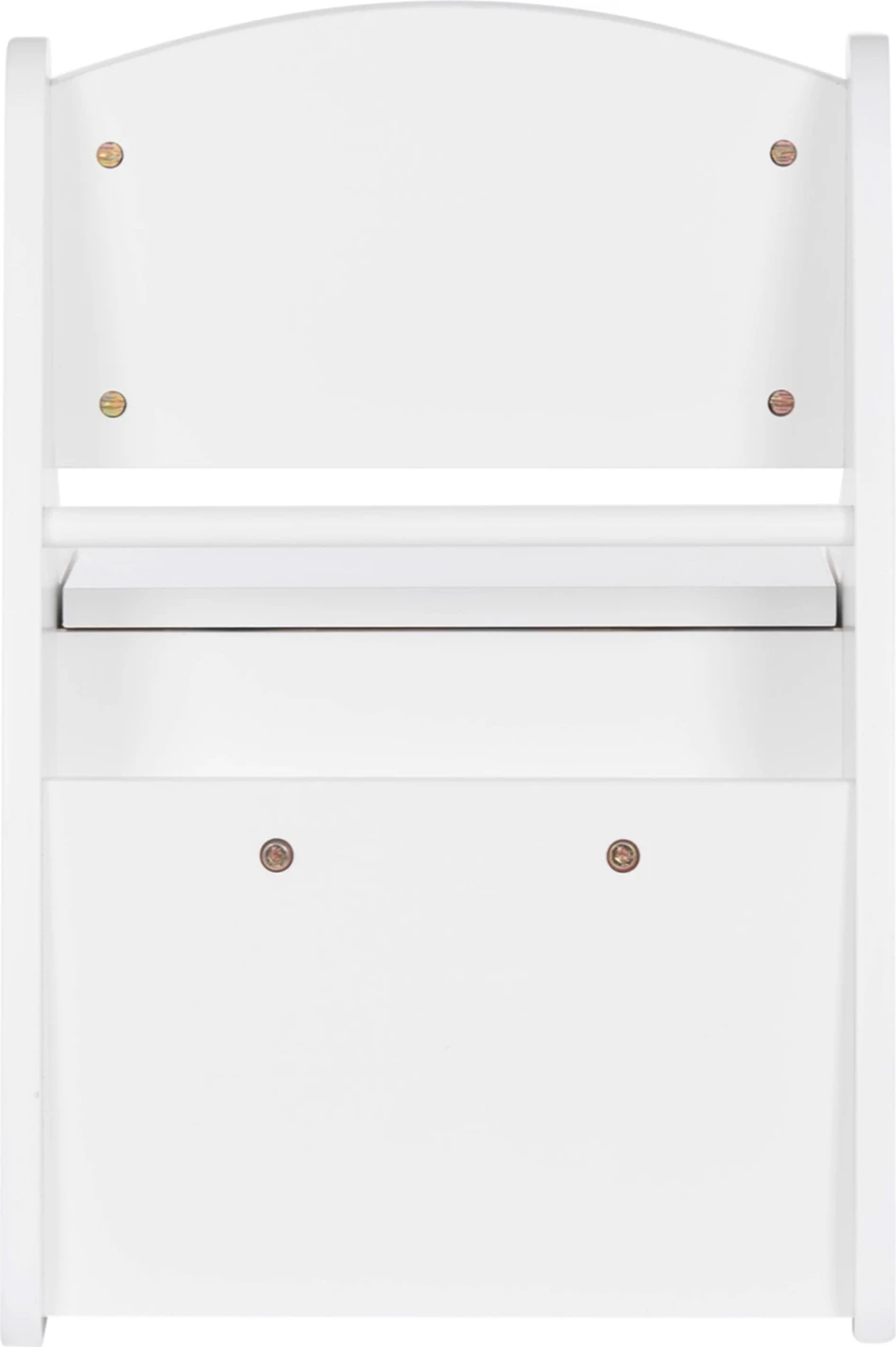 Karrige fëmijësh me hapësirë për ruajtje, model Ricki, dru i bardhë, FH18343.03, 33x43x47cm