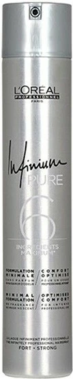 Llak për flokë L’Oréal Professionnel Infinium Pure Strong, 500 ml