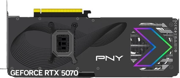 Kartelë grafike PNY GeForce RTX 5070 ARGB EPIC-X RGB, 12GB DDR7, PCI-E 5.0, e zezë