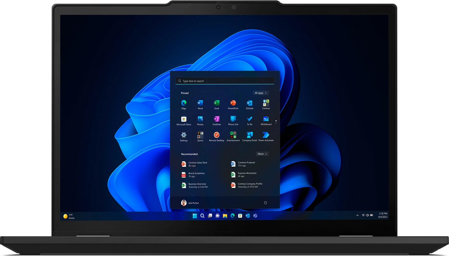Laptop Lenovo ThinkPad X13 2-in-1 Gen 5, Intel Core Ultra 5, 16 GB RAM, 512 GB SSD, Ekran 13.3", Ngjyrë e zezë
