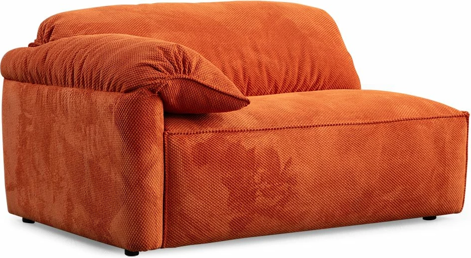 Divan treshe Flamingo Lounge, portokalli, Atelier del Sofa