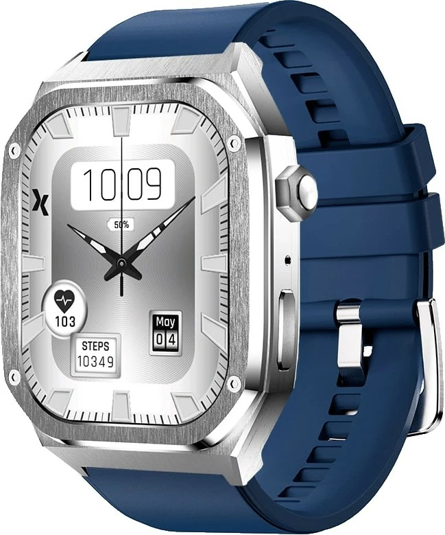 Smartwatch Maxcom FW65 Iron S, 1.91", AMOLED, Bluetooth, Argjend