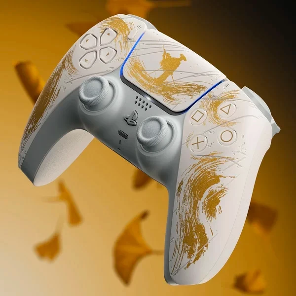Konzolë PS5 Sony Ghost of Yotei Gold Limited Edition Slim 1TB bardhë