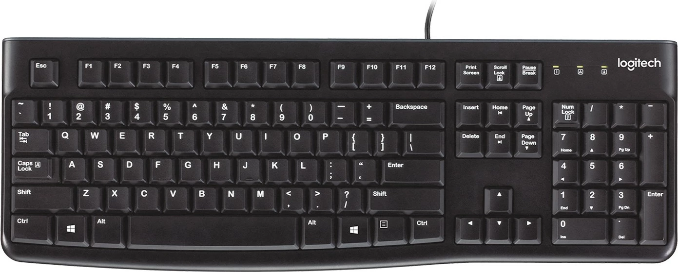 Tastierë Logitech K120 për Biznes, Wired, USB, QWERTY, Ngjyrë e zezë