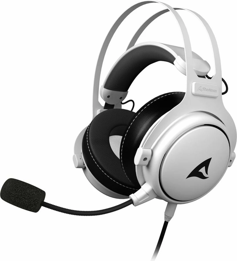 Kufje Sharkoon Skiller SGH50, Wired, Gaming, 10 - 40000 Hz, Black, White