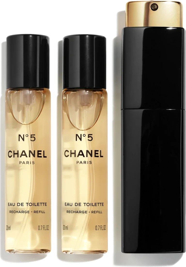 Eau De Toilette Chanel N°5 + 2 rimbushje , 3 x 20 ml