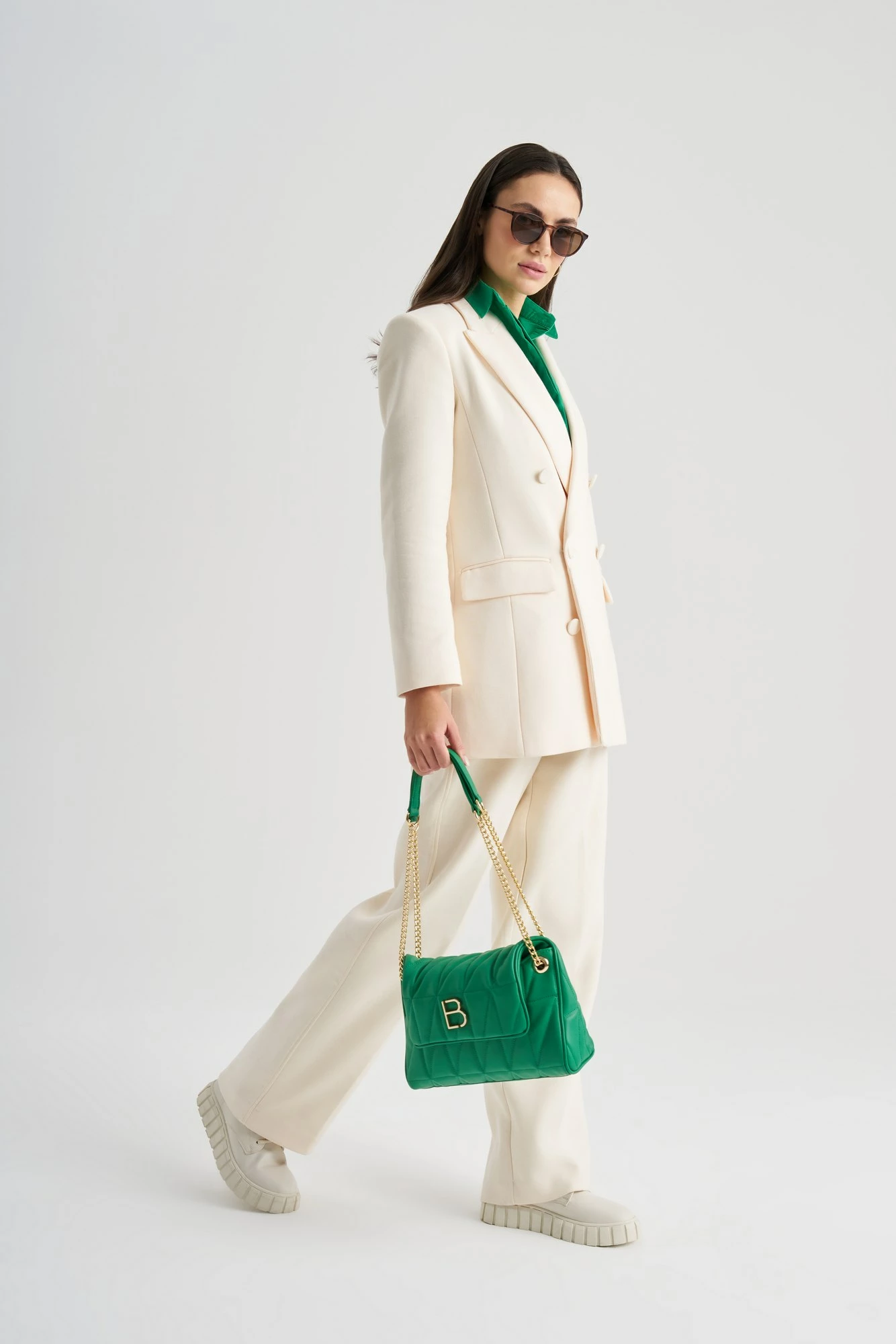 Çantë krahu Lucky Bees, e gjelbër, 1246