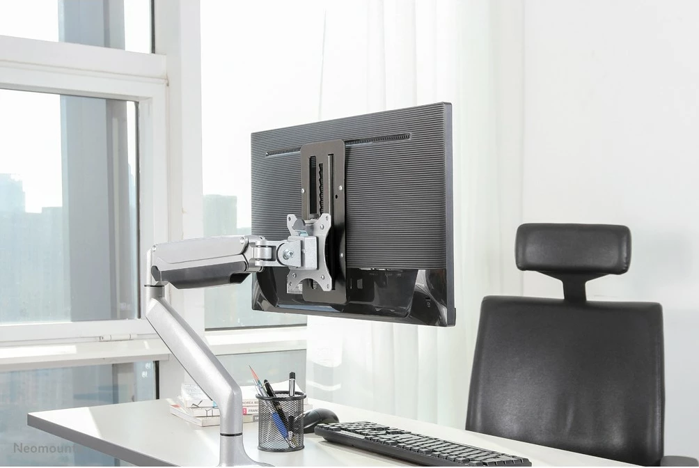 Adapter për rregullim lartësie Neomounts Newstar FPMA-LIFT100BLACK, universal, VESA 75x75/100x100, deri 27 inç, e zezë