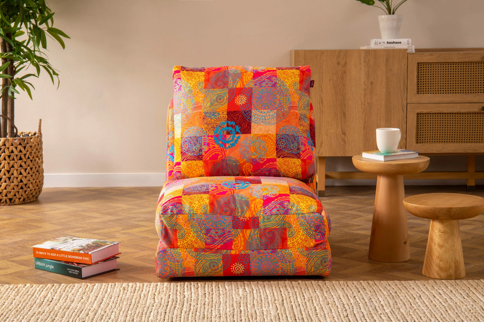 Krevat-karrige një vendës, patchwork, Taida 1-Seat