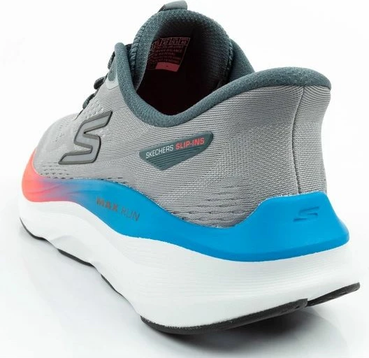 Atlete për meshkuj Skechers Max Run Slip-Ins, gri