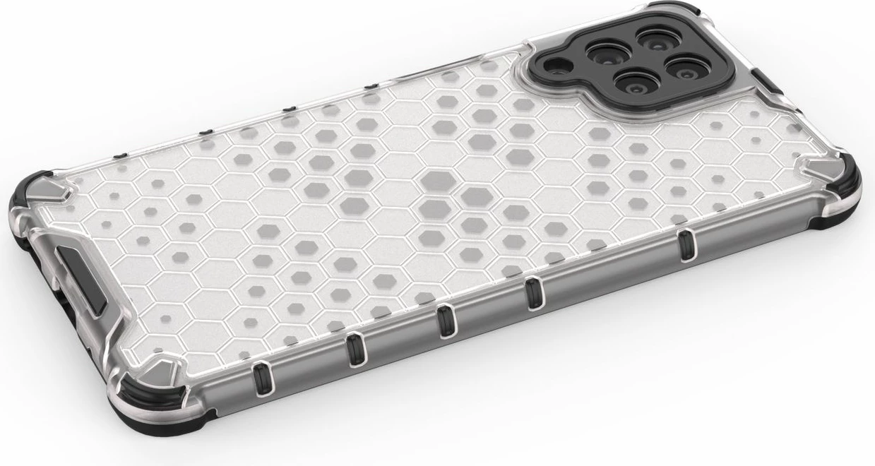 Mbështjellës Hurtel Honeycomb për Samsung Galaxy M53 5G, transparent
