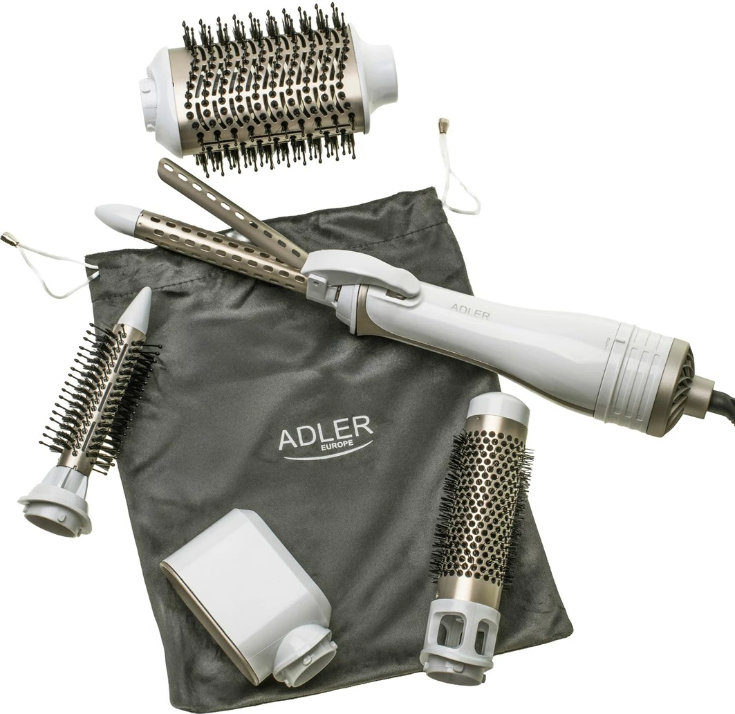 Tharëse dhe hekur për kaçurrela Adler AD 2027wc, e bardhë, me 2 aksesorë