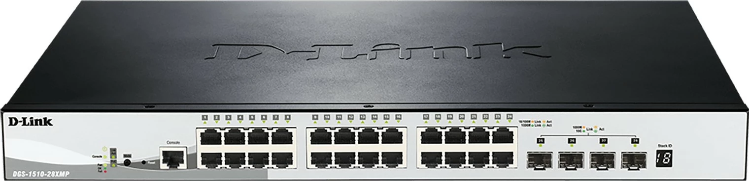 Switch D-Link DGS-1510-20/E, Managed, L2/L3, Gigabit Ethernet, Gri