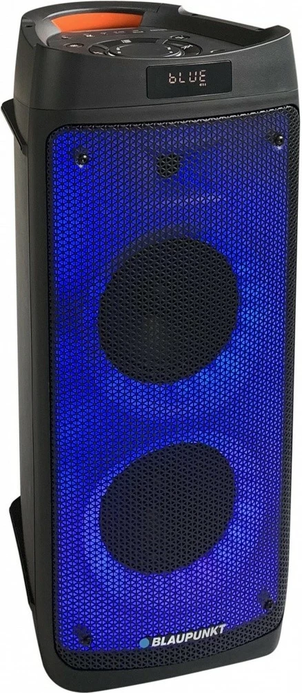 Altoparlant Blaupunkt PB06DB PartyBox me Bluetooth, Karaoke, 500W, LED, i zi, me 2 mikrofonë pa tela