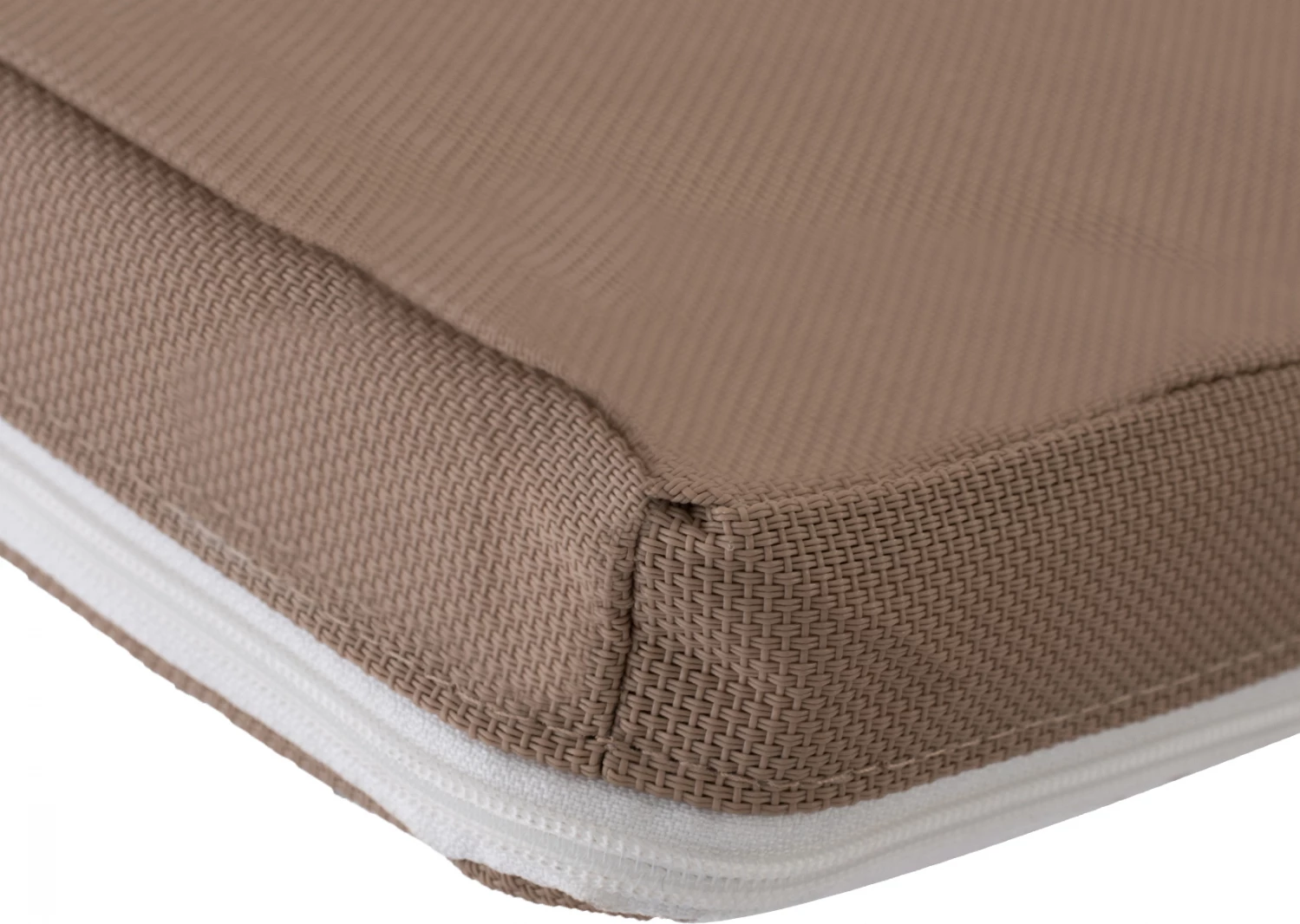 Jastëk për shezlong, tekstilene, ngjyrë moka, FH11234.04T, 196(117+1+78)x58x5 cm