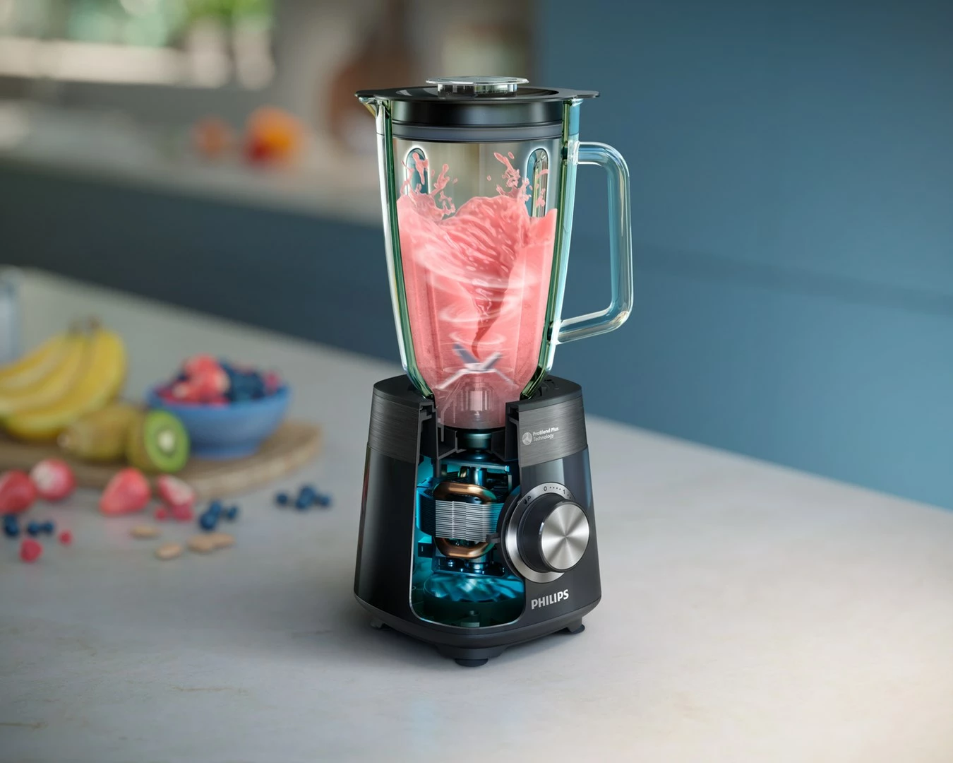 Blender tavoline Philips HR3030/00 5000 series, 2L, 1200W, i zi