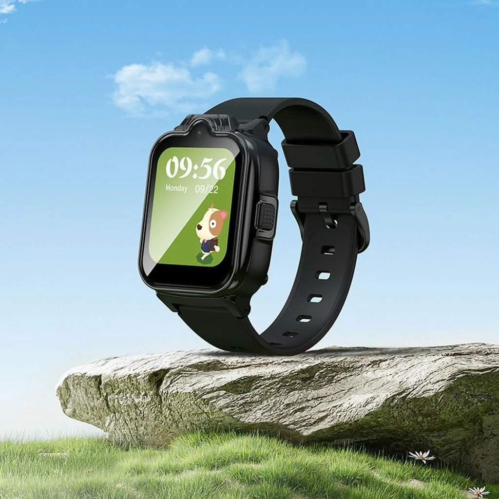 Smartwatch HOCO Y104 me 4G thirrje, GPS, SOS, për fëmijë, i zi