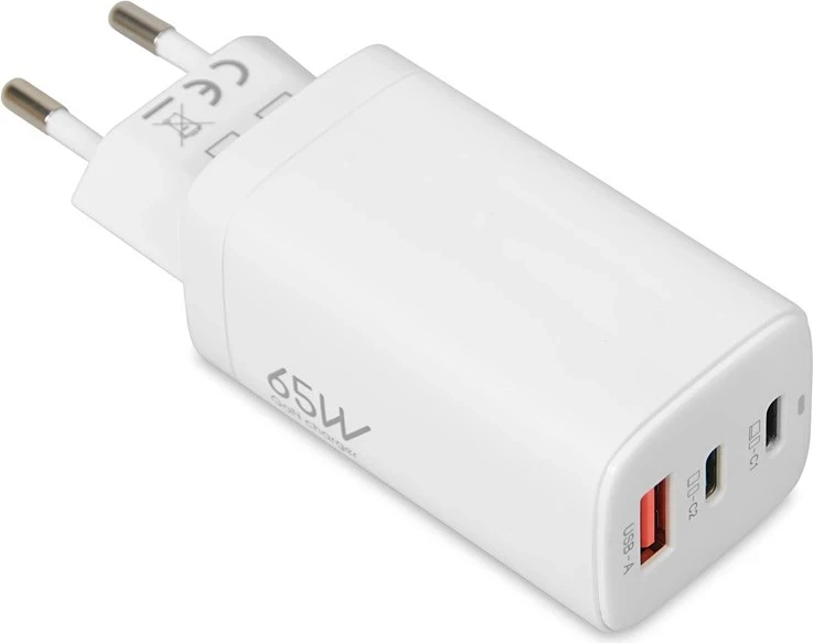 Karikues për celular iBOX C-65, 65W, i bardhë 