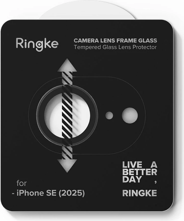 Mbrojtës kornize kamere Ringke për iPhone 16e, 2 copë, Zi