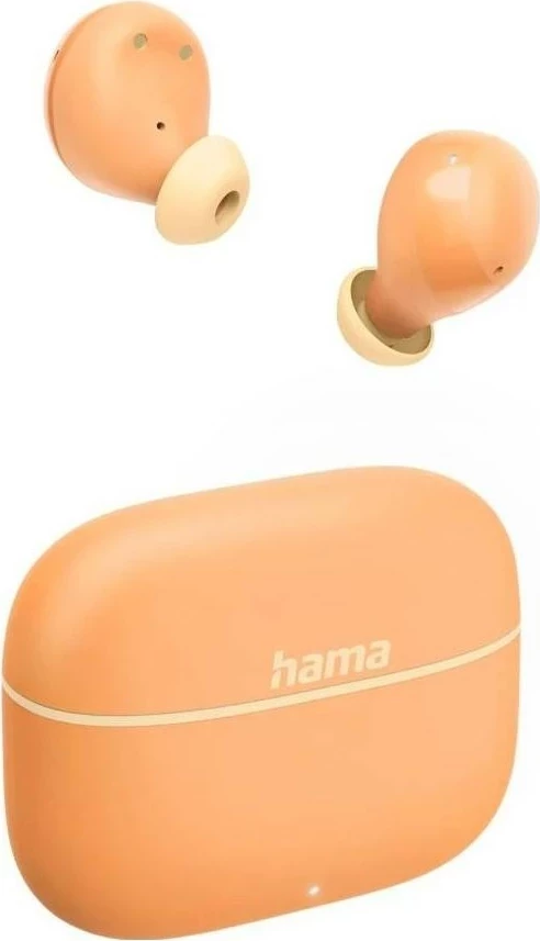 Kufje Hama Freedom buddy II, Bluetooth 5.3, True Wireless, portokalli