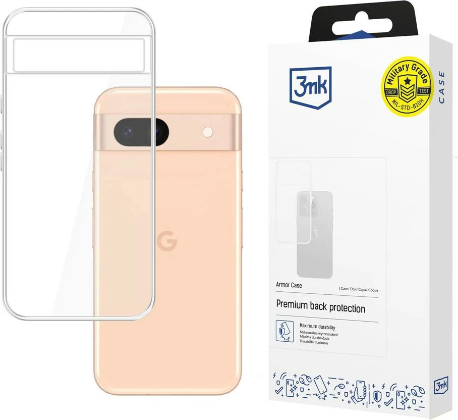 Mbështjellës 3mk Armor Case për Samsung Galaxy A24 4G, transparent