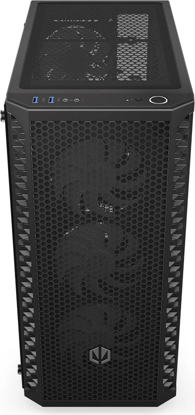 Kasë Endorfy Signum 300 ARGB, Midi Tower, xham i fortë, 4 ventilatorë ARGB, e zezë