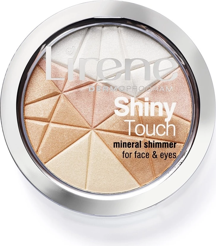 Highlighter për fytyrë dhe sy Lirene Shiny Touch Mineral Shimmer për femra, 9g