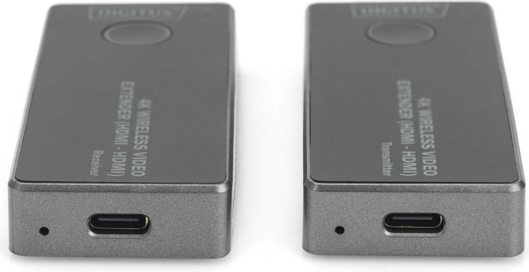 Video Extender Digitus 4K, HDMI, 30 m, Wireless, i zi, argjendtë