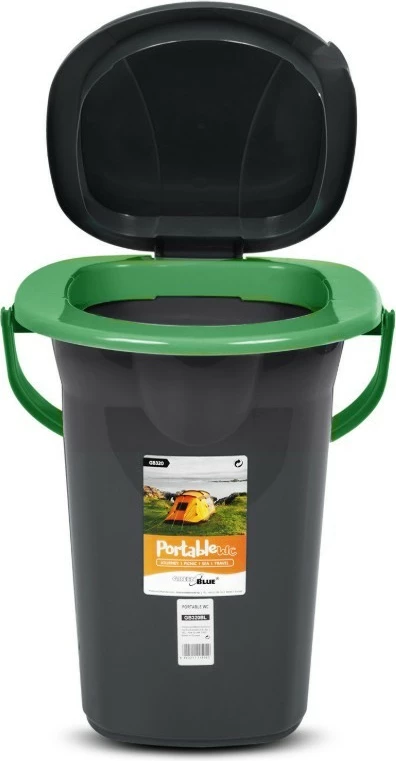 Tualet portativ GreenBlue GB320BG, i zi/gjelbër