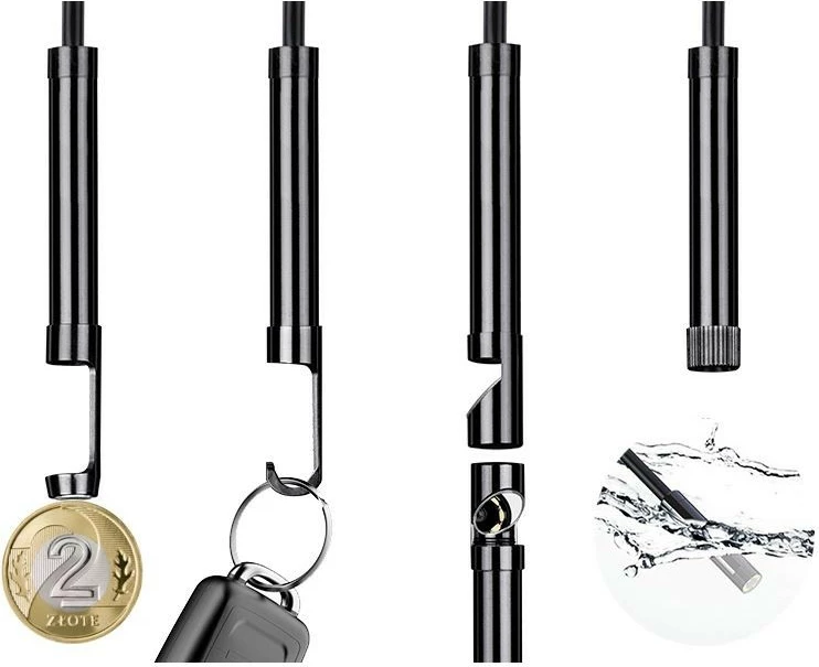 Kamerë endoskopike Tracer HardWire 5M 8MM LED WiFi, e zezë