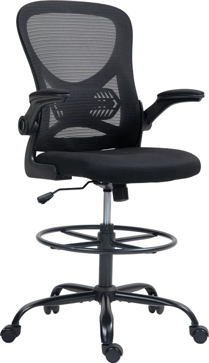 Karrige për zyre Derzio, e zezë