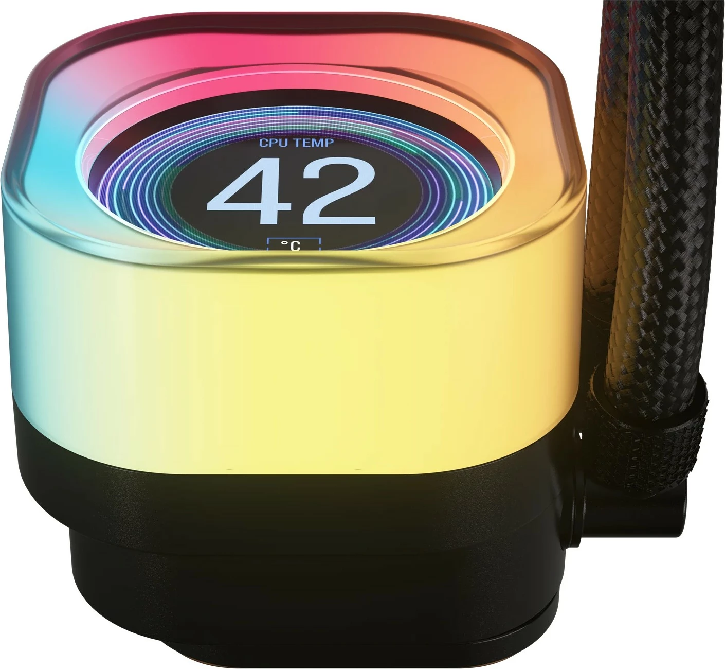 Ftohës procesori Corsair iCUE LINK TITAN 360 RX LCD, 3x12cm, RGB, i zi